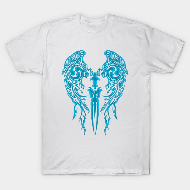 tribal wings and dagger T-Shirt by AmandaRain